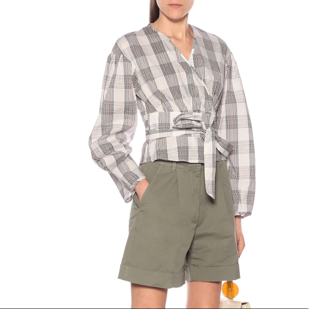 Baum Und Pferdgarten Mianne Wrap Top With Tie Detail NWT
